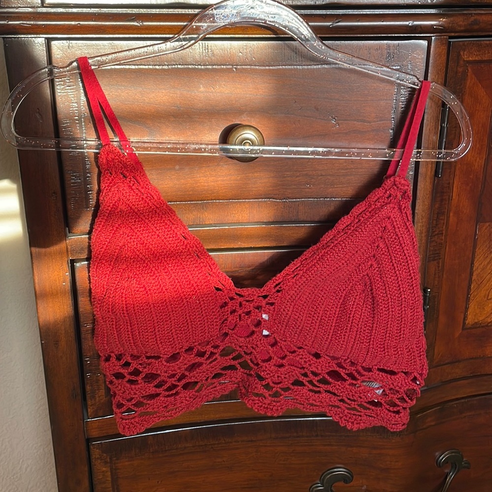 Crochet festival top